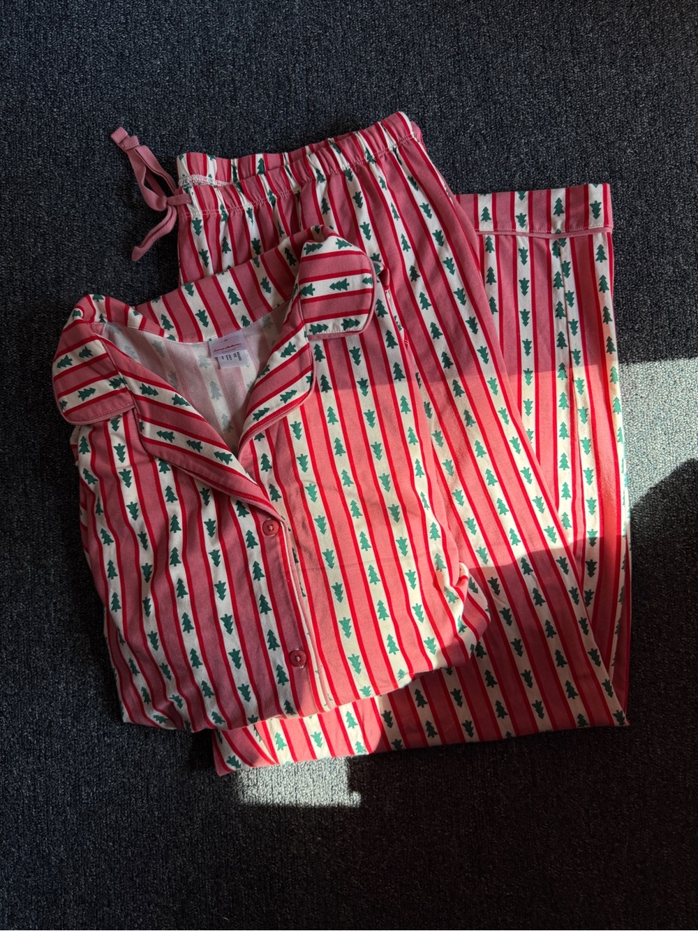 Hanna Andersson Women’s Holiday Long Sleeve HannaSoft Pajama Set Size XL